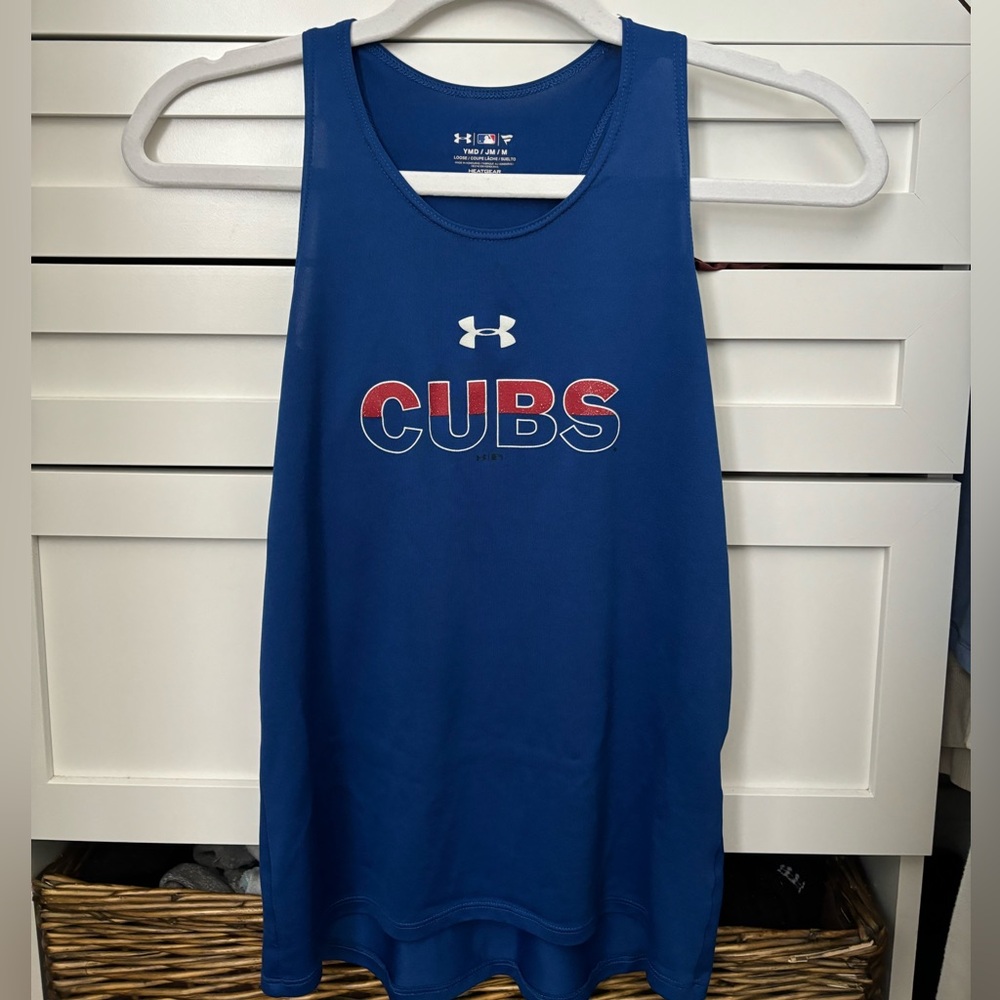 Girls size M Under Armour Cubs Tanktop
